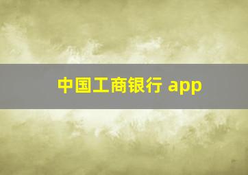 中国工商银行 app